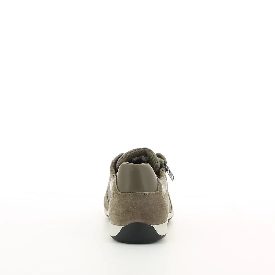 Image (3) de la chaussures Geox - Baskets Taupe en Cuir nubuck