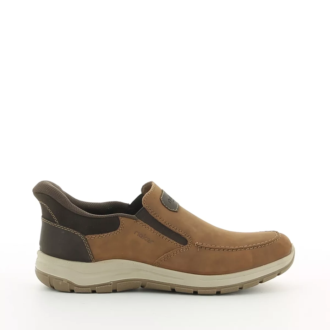 Image (2) de la chaussures Rieker - Mocassins Marron en Cuir nubuck