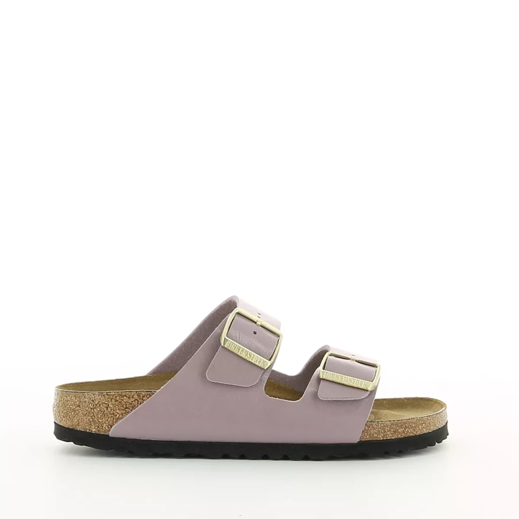 Image (2) de la chaussures Birkenstock - Mules et Sabots Violet / Lilas en Cuir synthétique