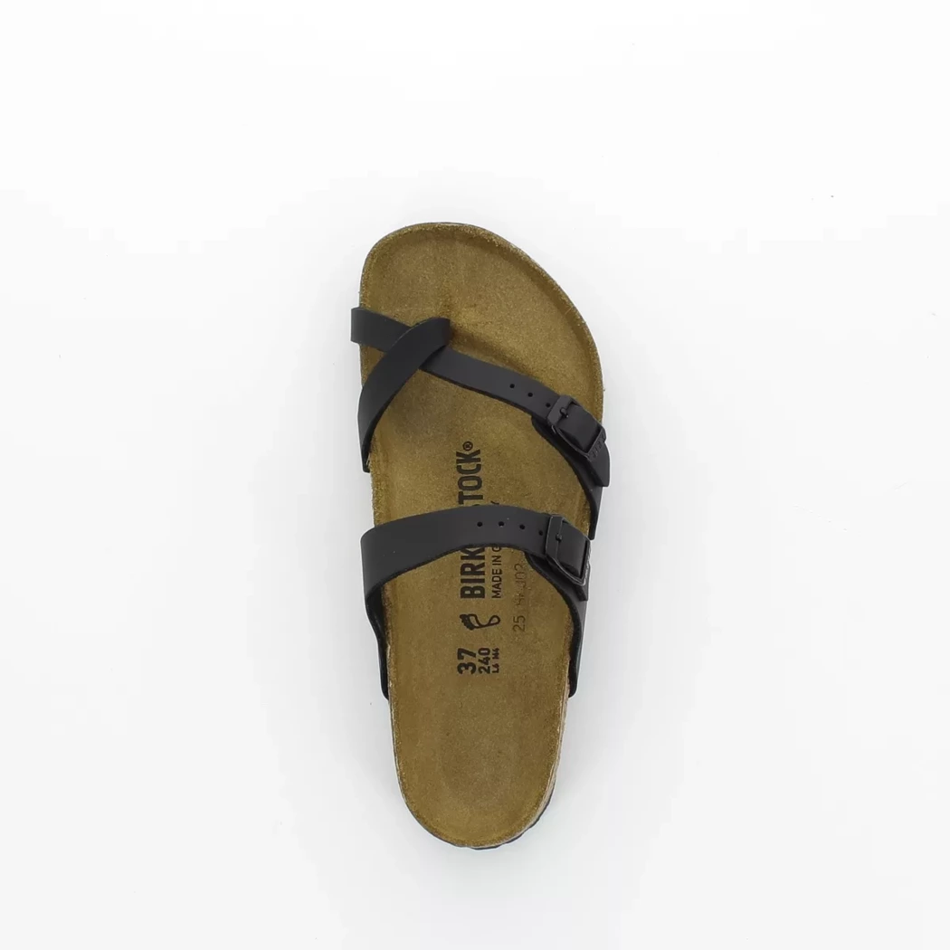 Image (6) de la chaussures Birkenstock - Mules et Sabots Noir en Cuir synthétique