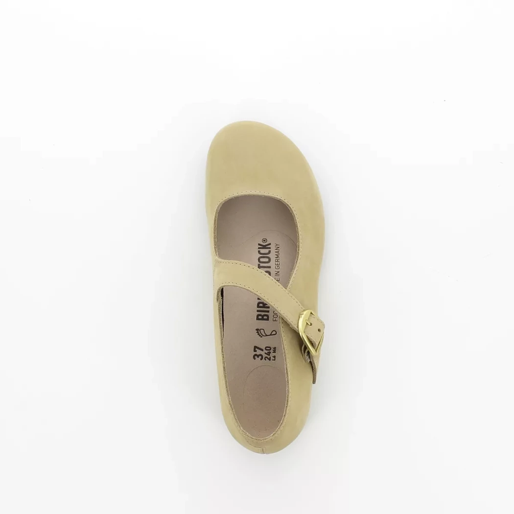 Image (6) de la chaussures Birkenstock - Ballerines Taupe en Cuir nubuck