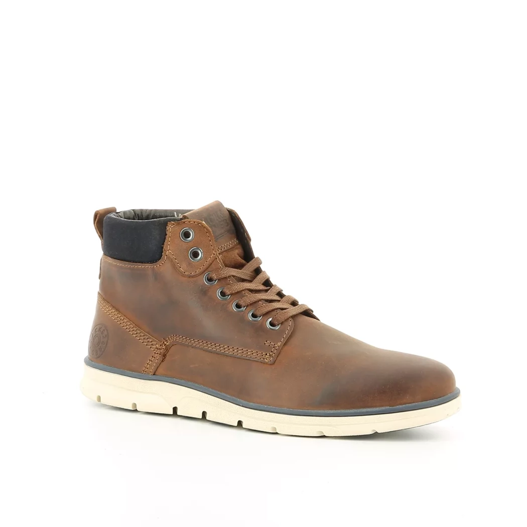 Image (1) de la chaussures Jack & Jones - Bottines Marron en Cuir