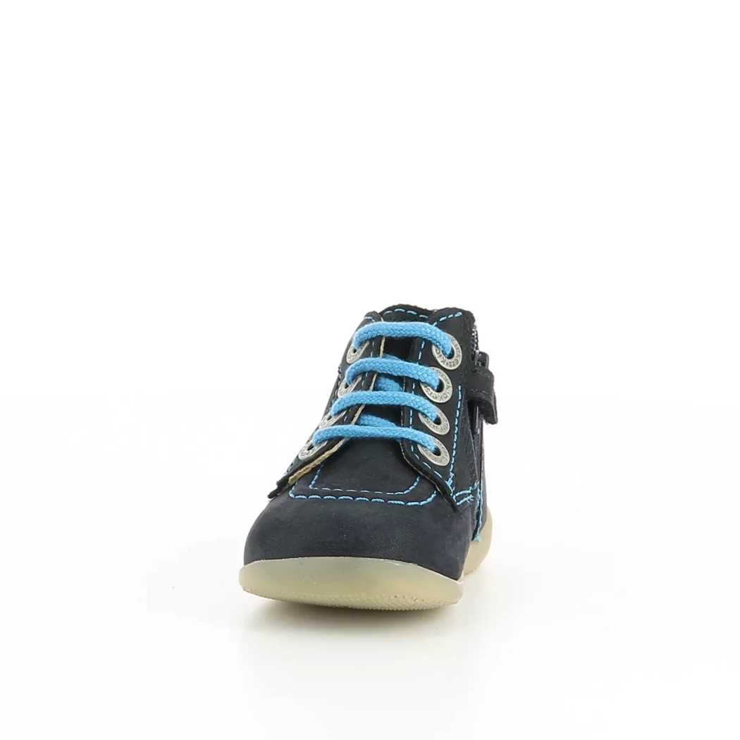 Image (5) de la chaussures Kickers - Bottines Bleu en Cuir nubuck