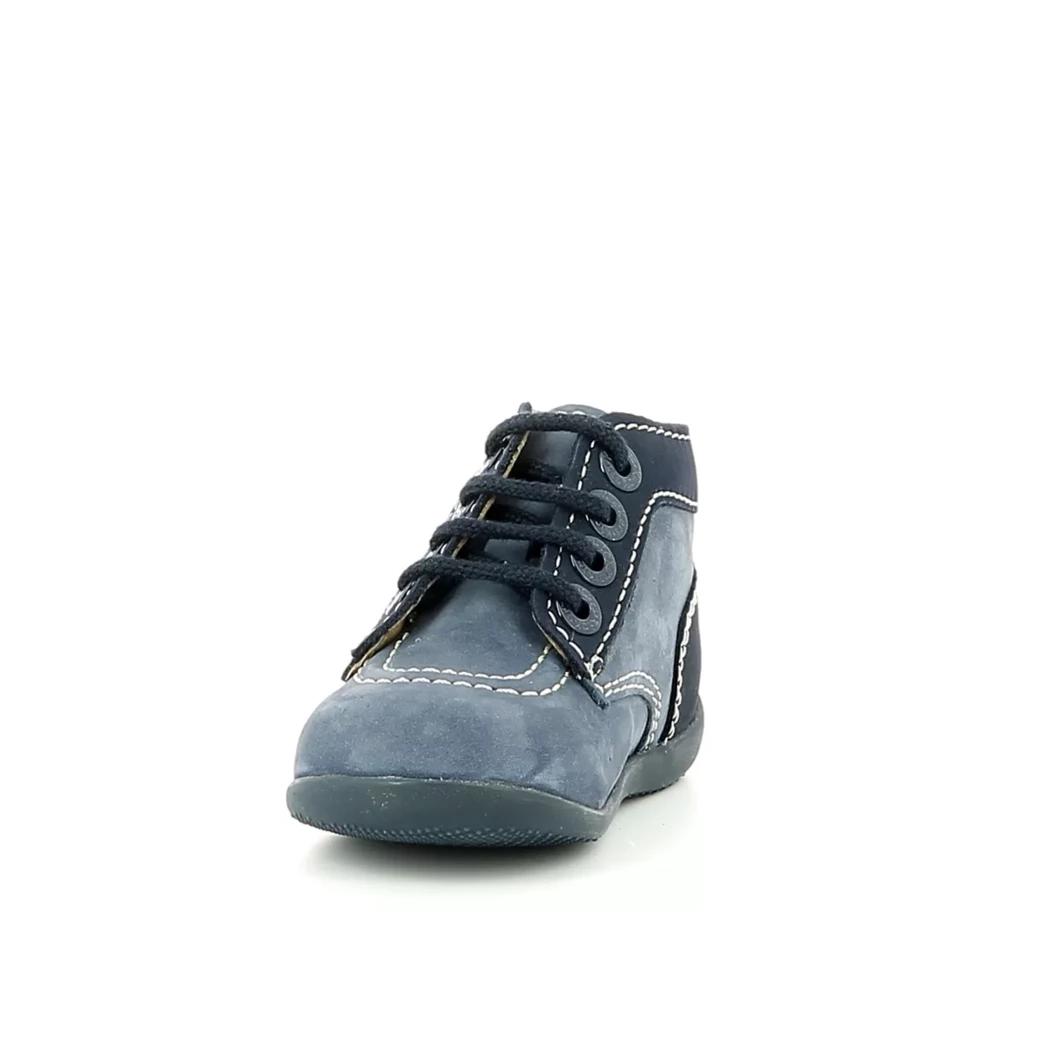 Image (5) de la chaussures Kickers - Bottines Bleu en Cuir nubuck