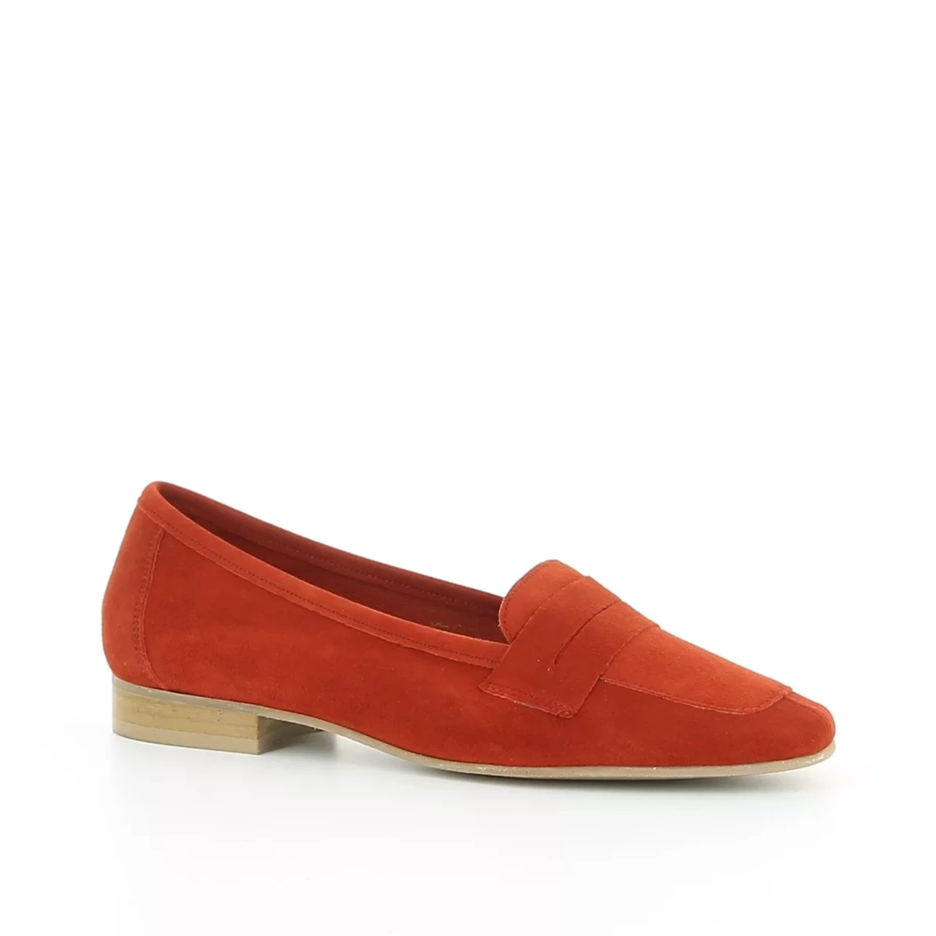 Image (1) de la chaussures WE DO - Mocassins Orange en Cuir nubuck