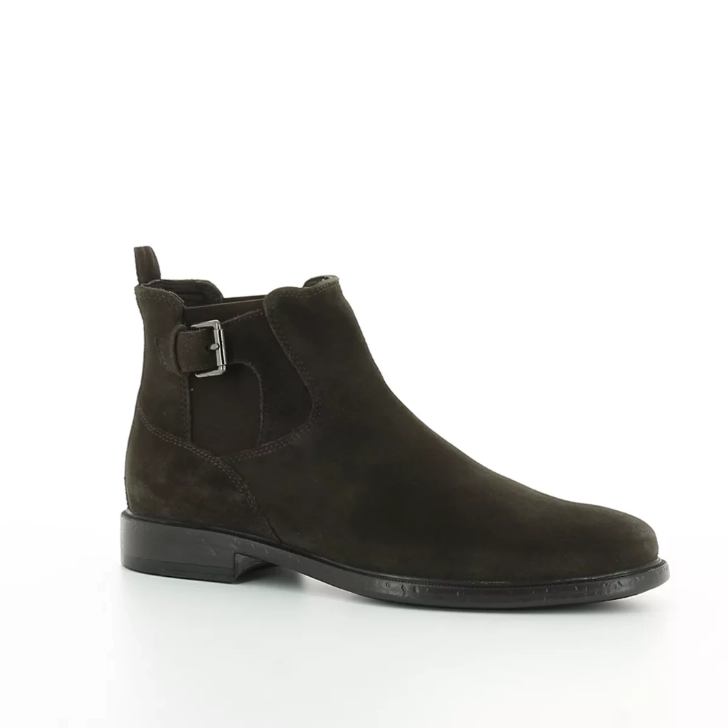 Image (1) de la chaussures Geox - Boots Marron en Cuir nubuck