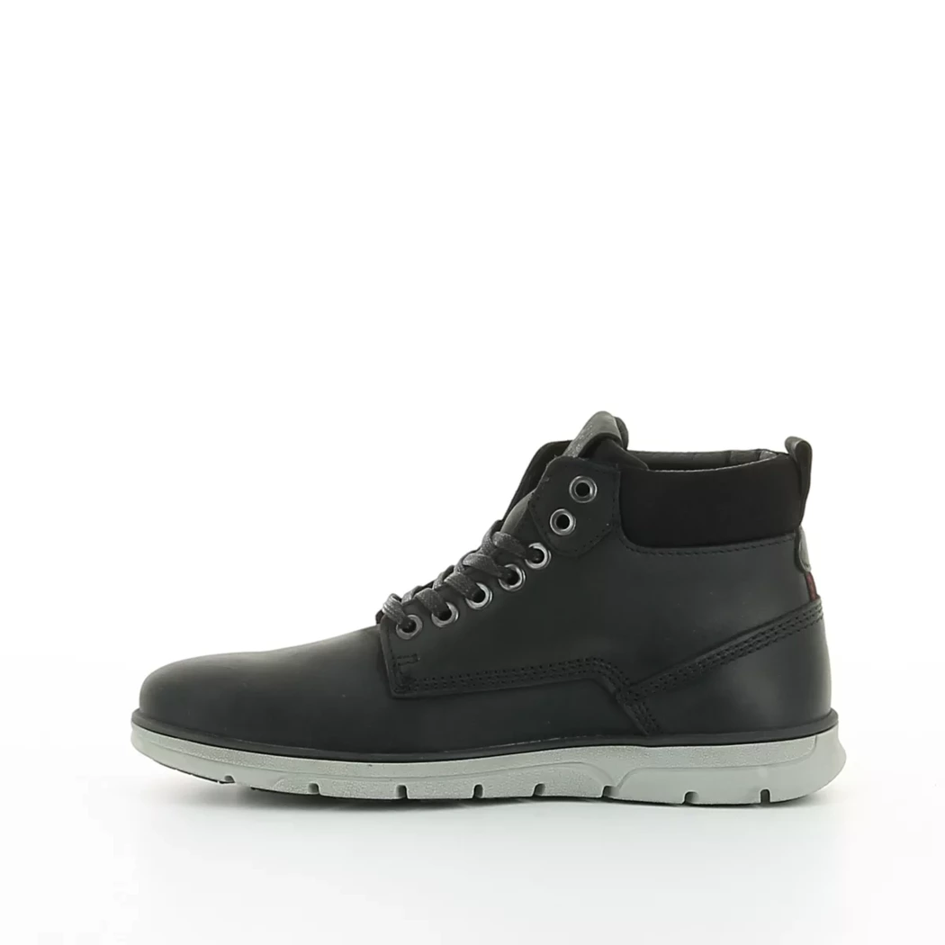 Image (4) de la chaussures Jack & Jones - Bottines Noir en Cuir