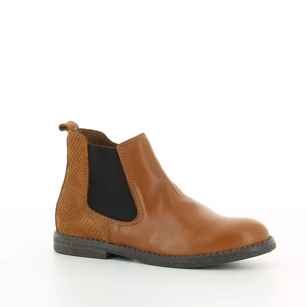 Image (1) de la chaussures Norvik - Boots Cuir naturel / Cognac en Cuir