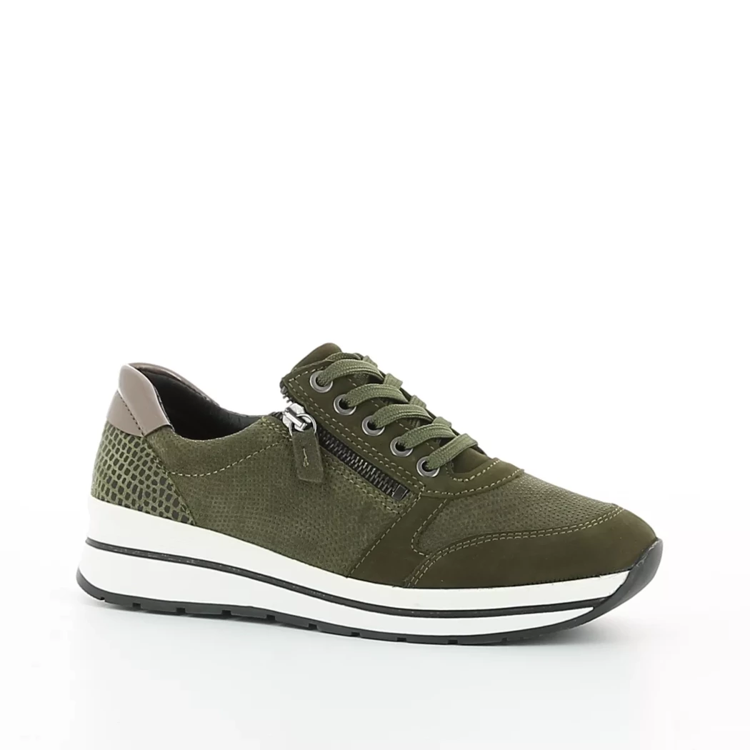 Image (1) de la chaussures Sens - Baskets Vert en Cuir nubuck