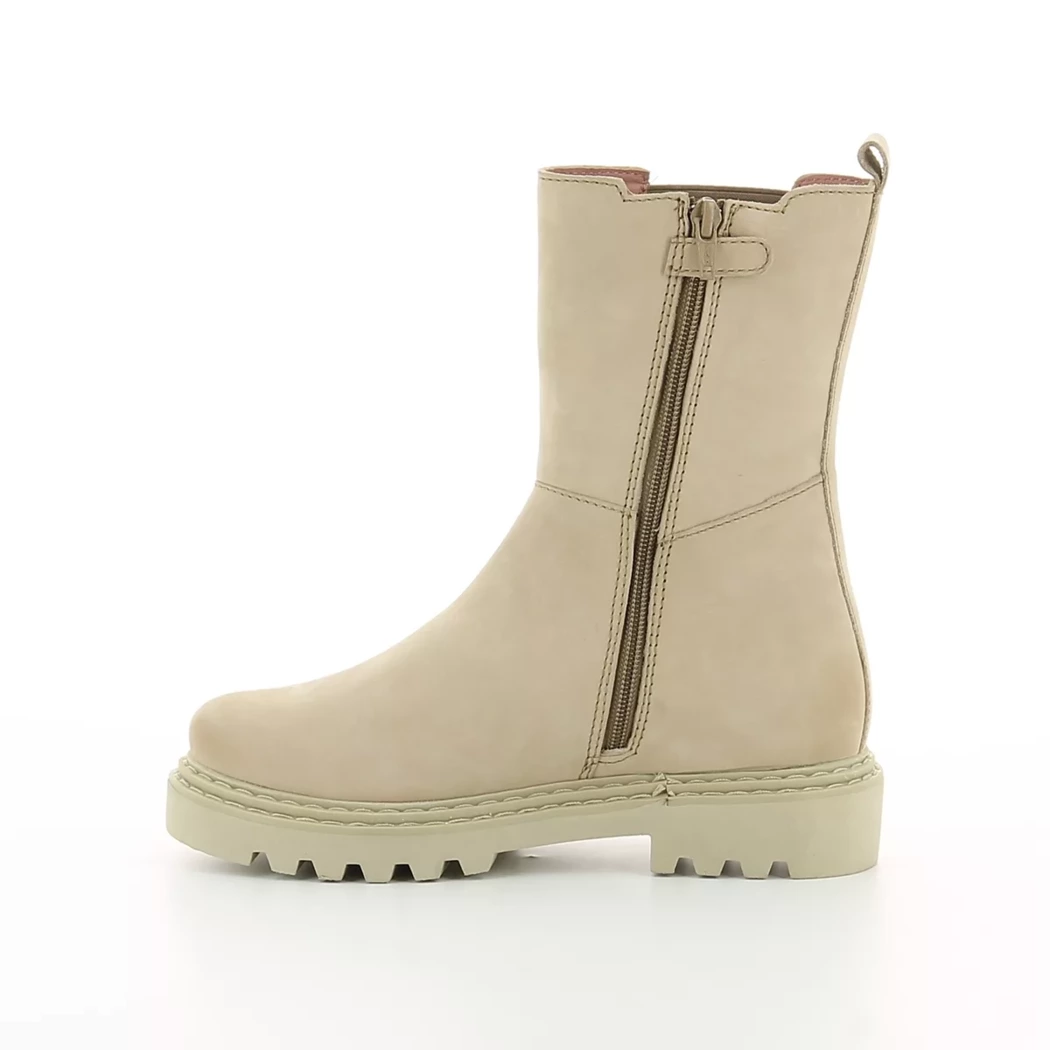 Image (4) de la chaussures Poelman - Boots Taupe en Cuir