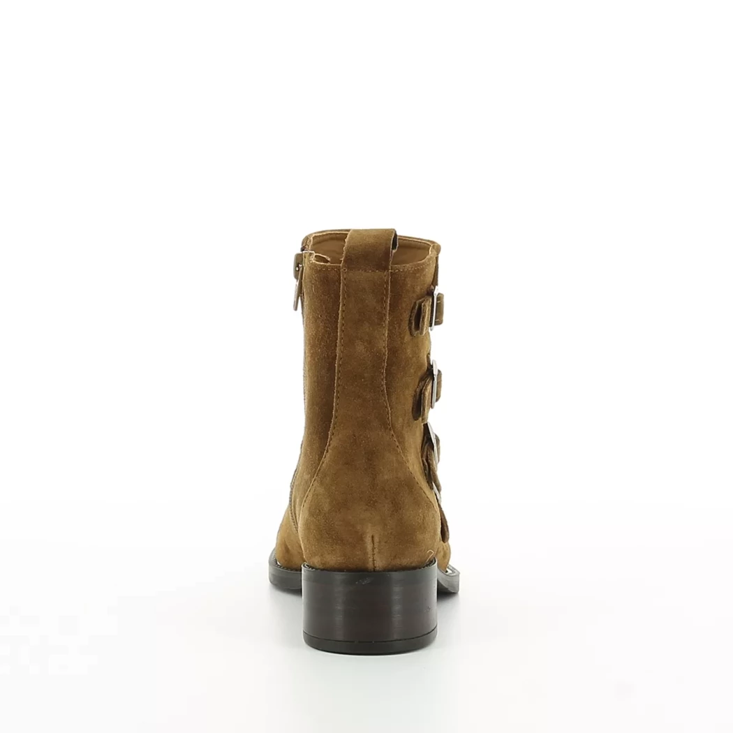 Image (3) de la chaussures Alpe - Boots Cuir naturel / Cognac en Cuir nubuck