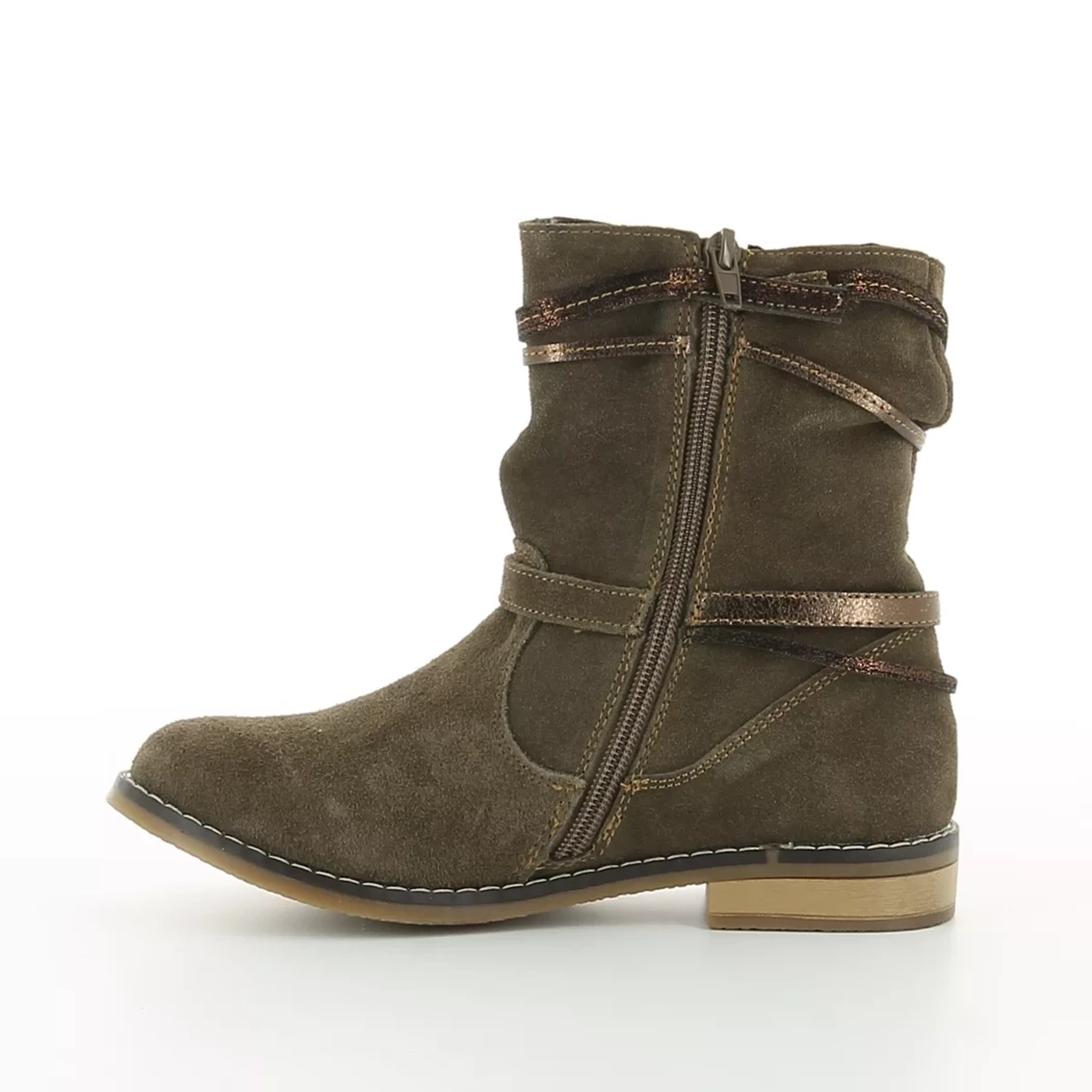 Image (4) de la chaussures Bopy - Boots Taupe en Cuir nubuck