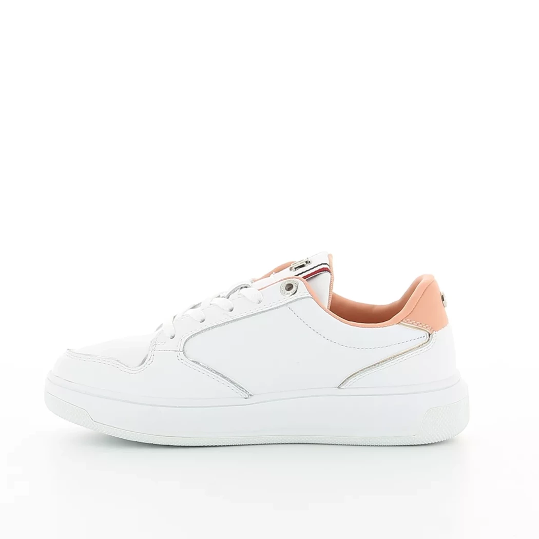 Image (4) de la chaussures Tommy Hilfiger - Baskets Blanc en Cuir