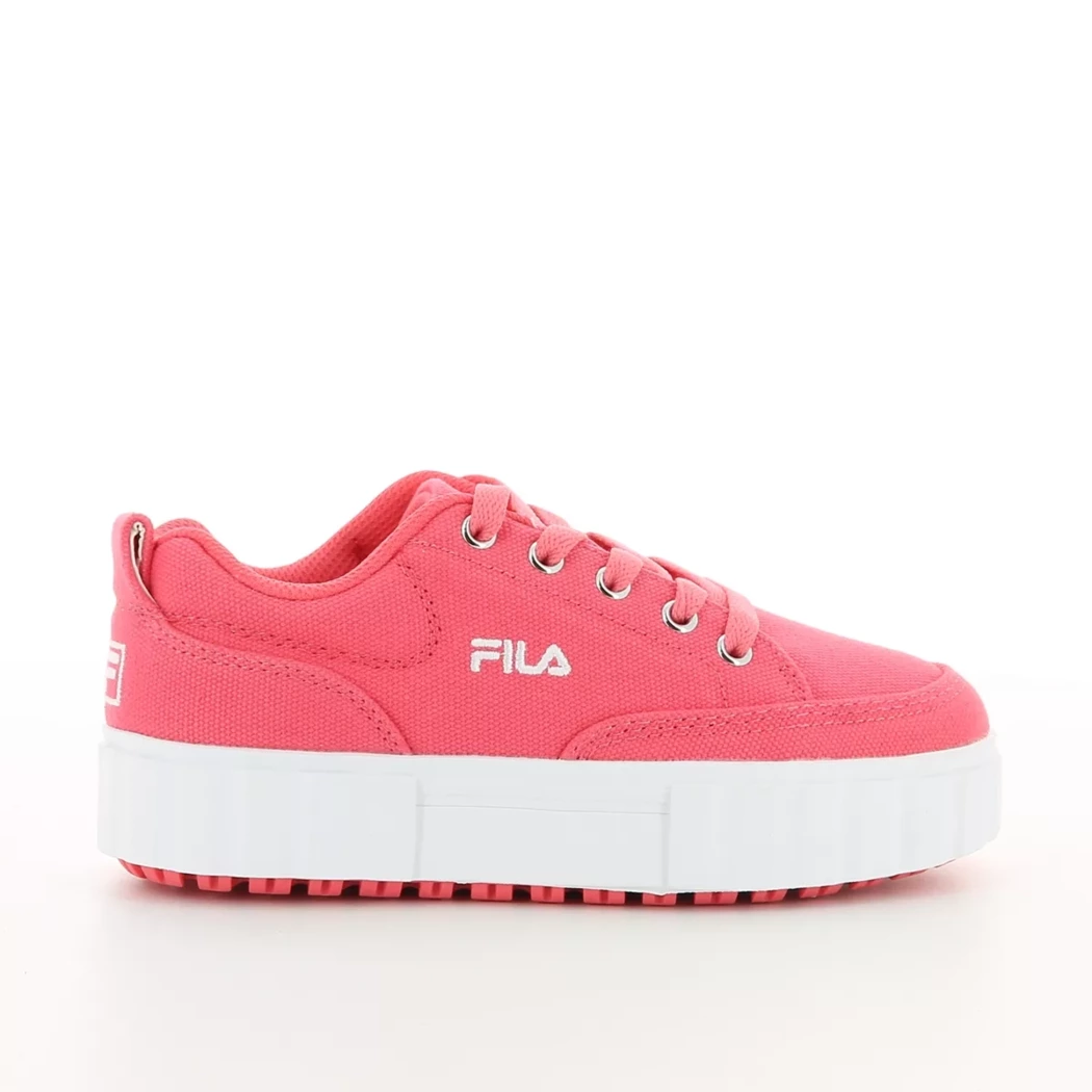 Image (2) de la chaussures Fila - Baskets Rose en Textile