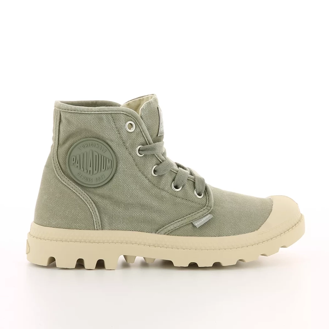 Image (2) de la chaussures Palladium - Bottines Vert en Textile