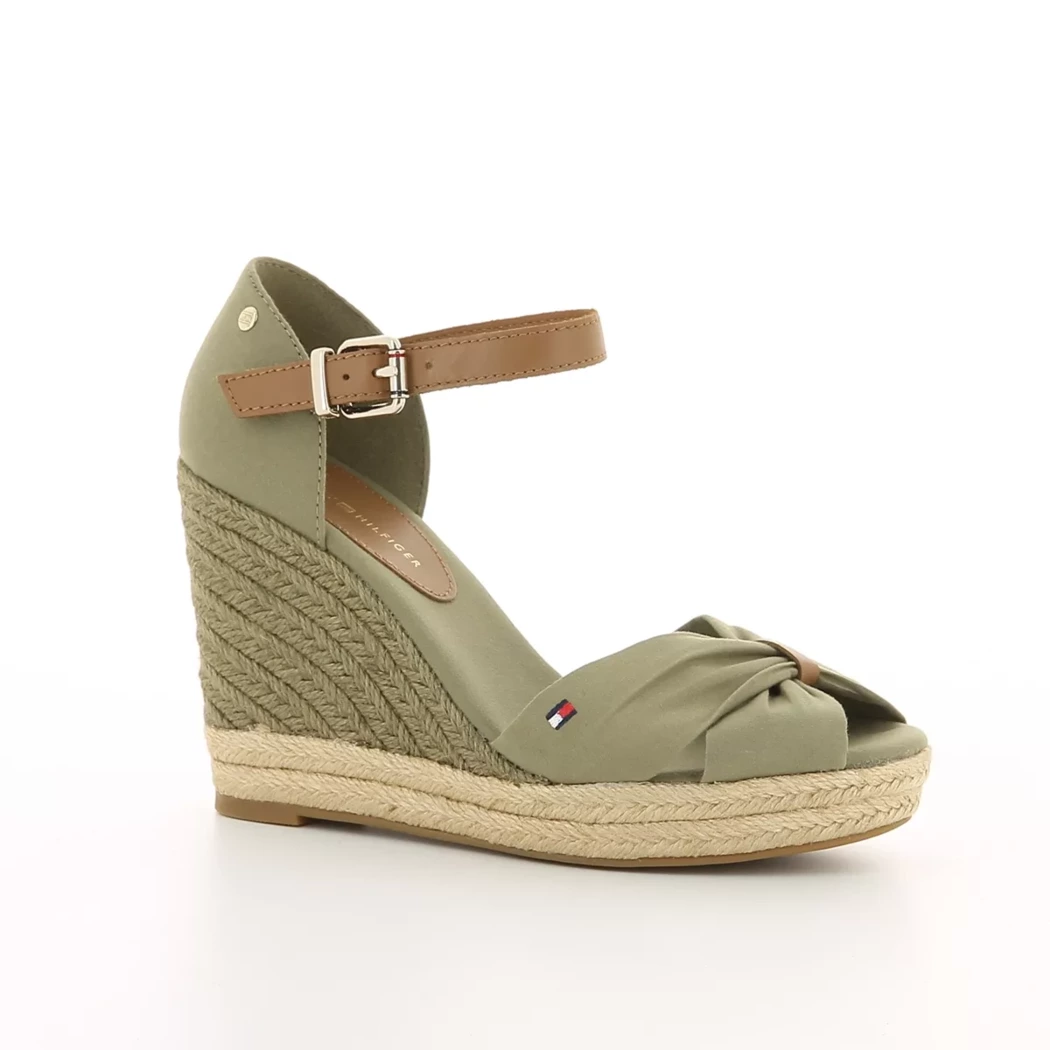 Image (1) de la chaussures Tommy Hilfiger - Sandales et Nu-Pieds Vert en Textile