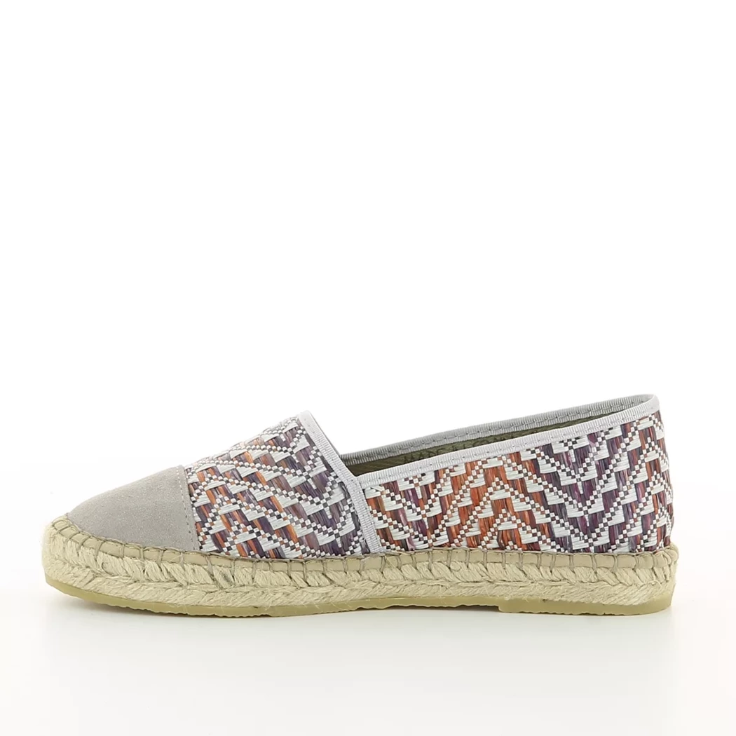 Image (4) de la chaussures Ctwlk - Espadrilles Gris en Textile