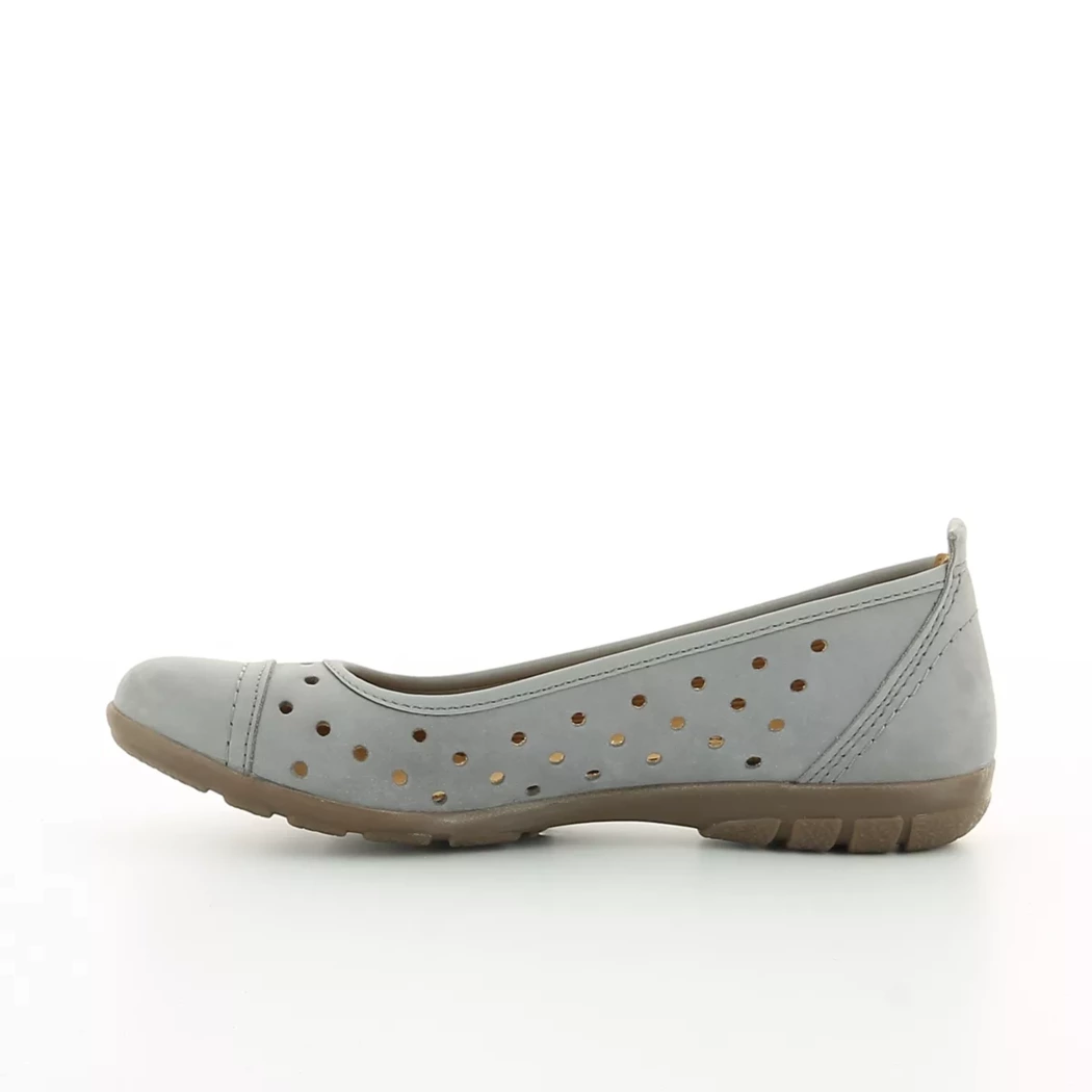 Image (4) de la chaussures Sens - Ballerines Gris en Cuir nubuck