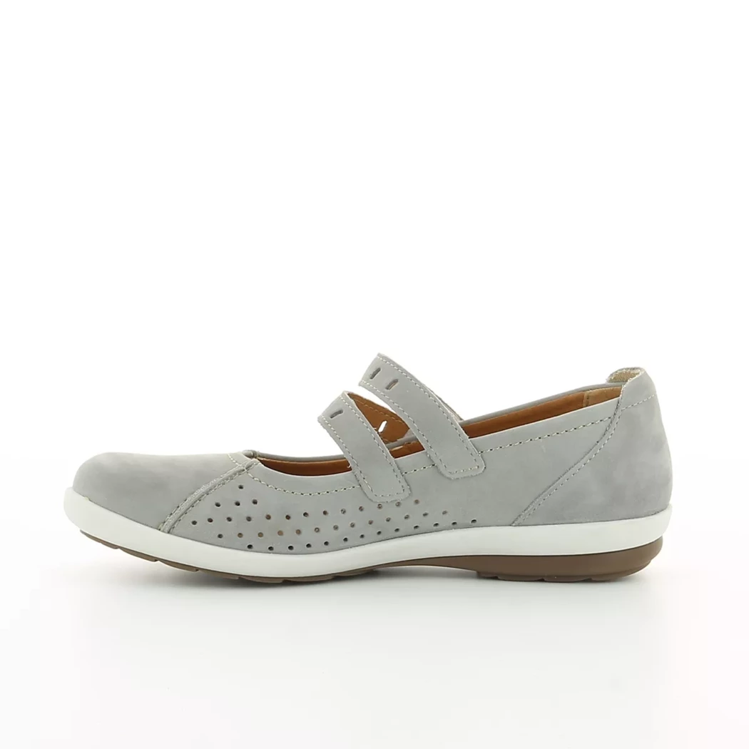 Image (4) de la chaussures Sens - Ballerines Gris en Cuir nubuck