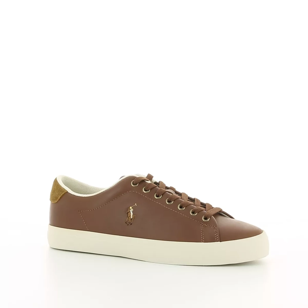 Image (1) de la chaussures Ralph Lauren - Baskets Cuir naturel / Cognac en Cuir