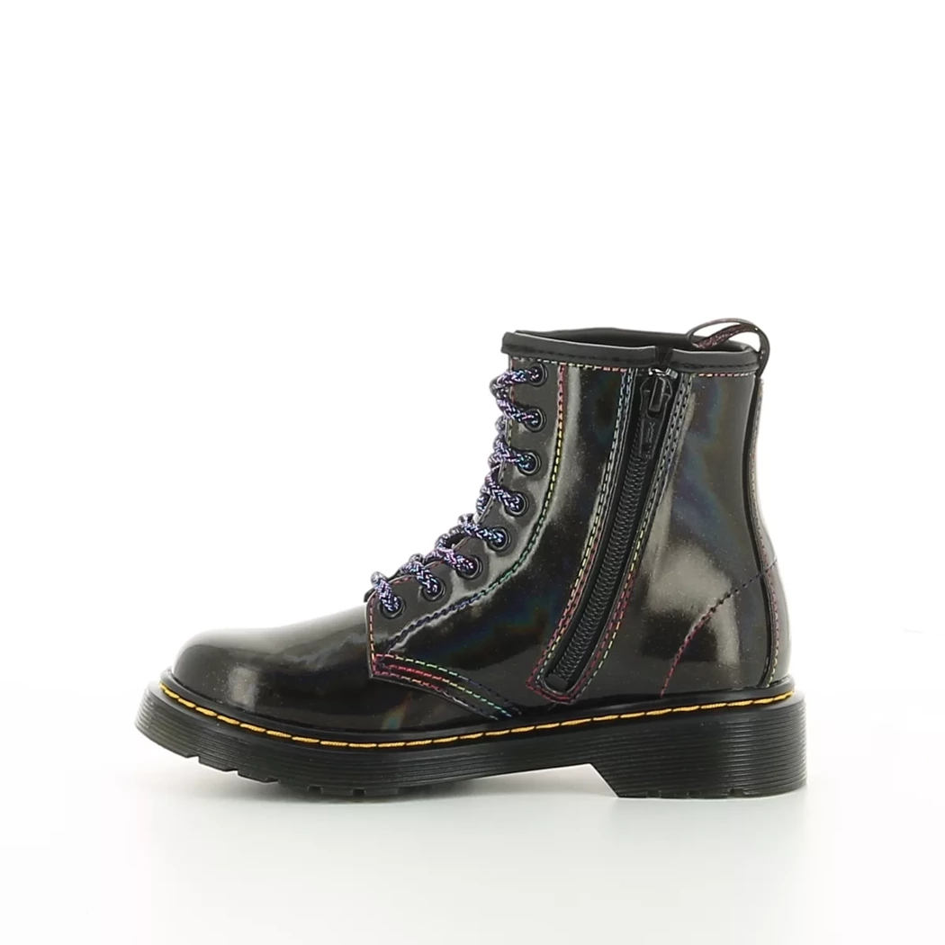 Image (4) de la chaussures Dr. Martens - Bottines Bordeaux en Cuir vernis