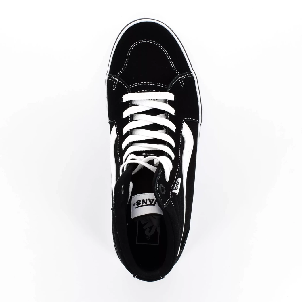 Image (6) de la chaussures Vans - Baskets Noir en Cuir nubuck