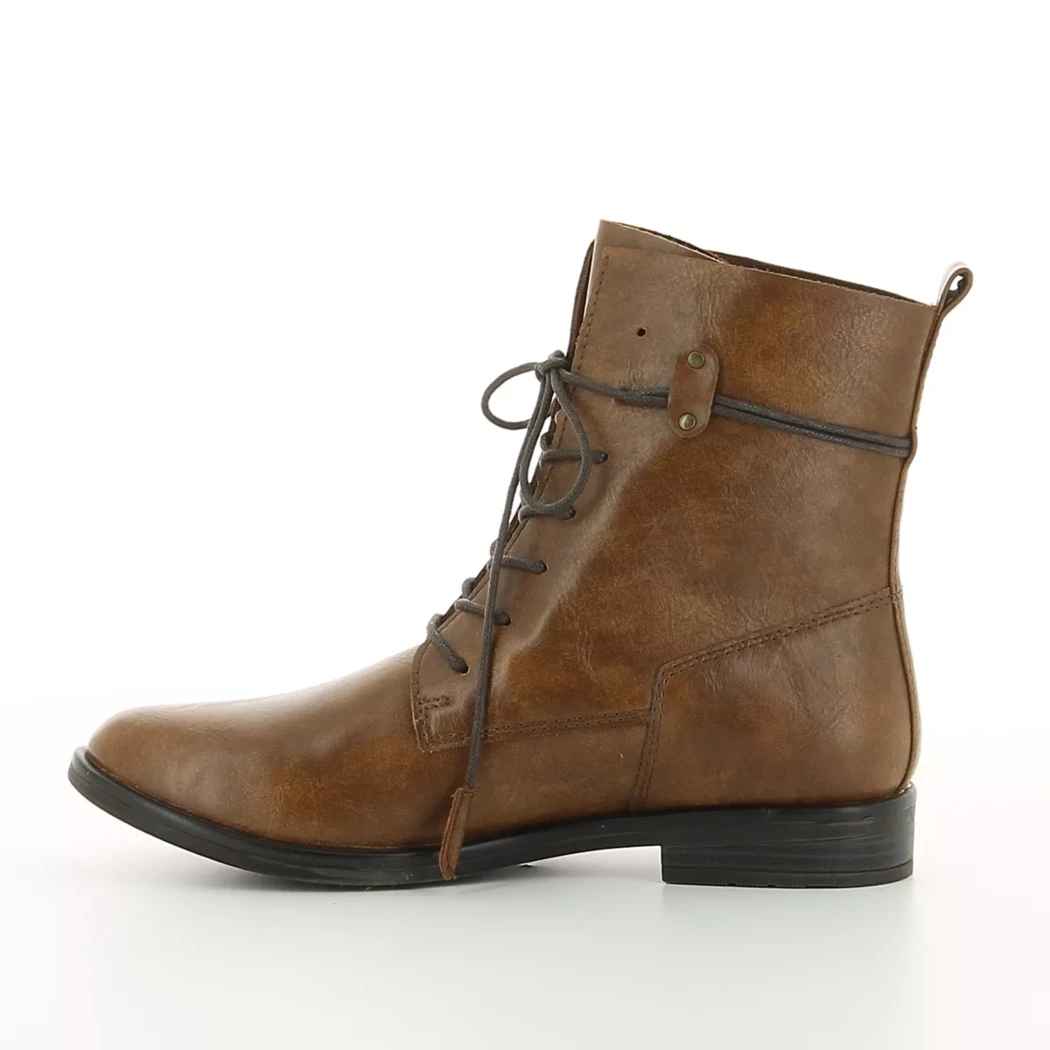 Image (4) de la chaussures Marco Tozzi - Bottines Cuir naturel / Cognac en Cuir synthétique