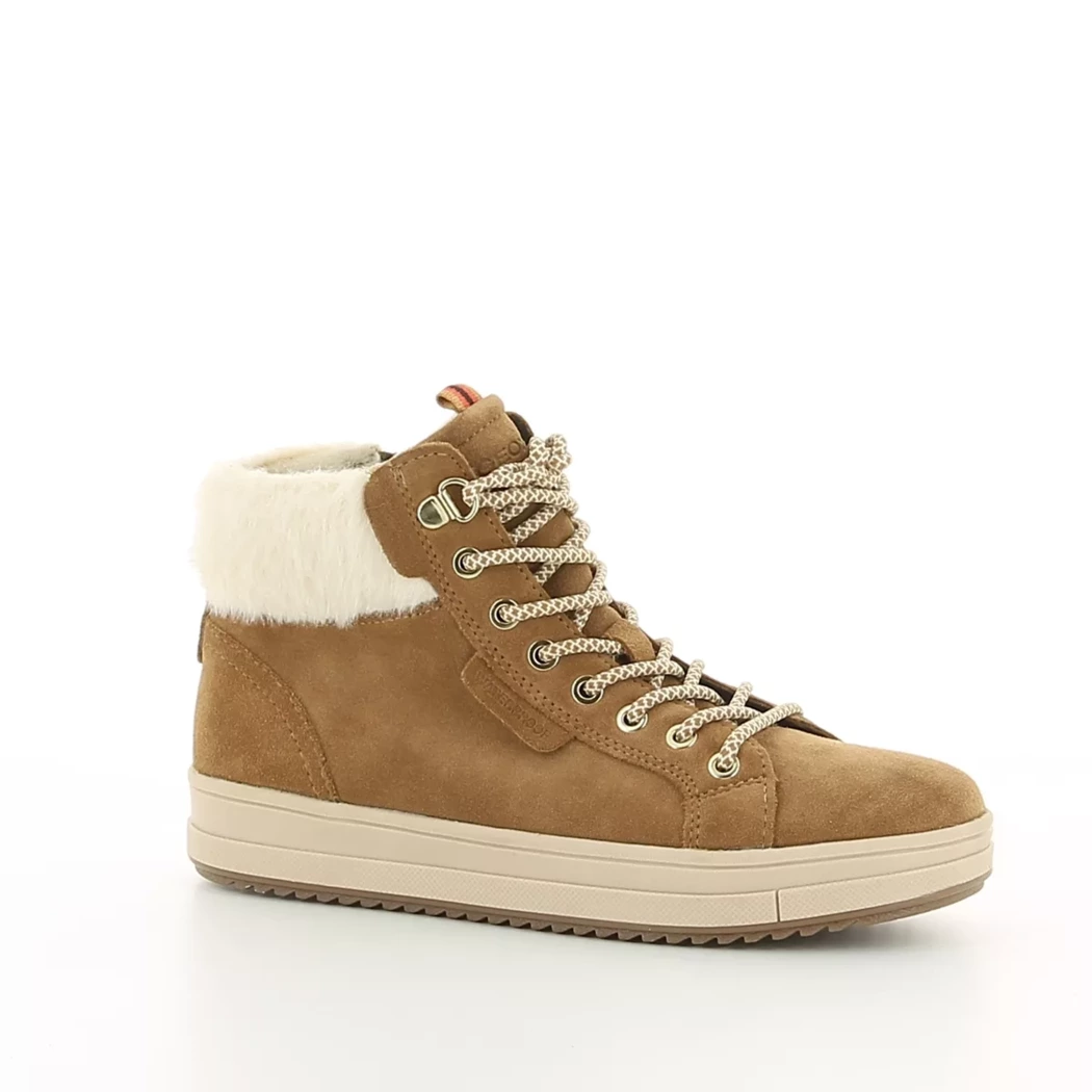 Image (1) de la chaussures Geox - Bottines Cuir naturel / Cognac en Cuir nubuck