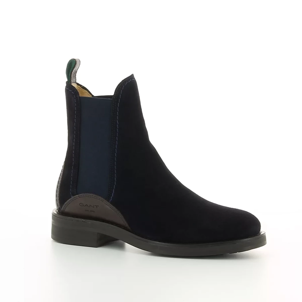 Image (1) de la chaussures Gant - Boots Bleu en Cuir nubuck