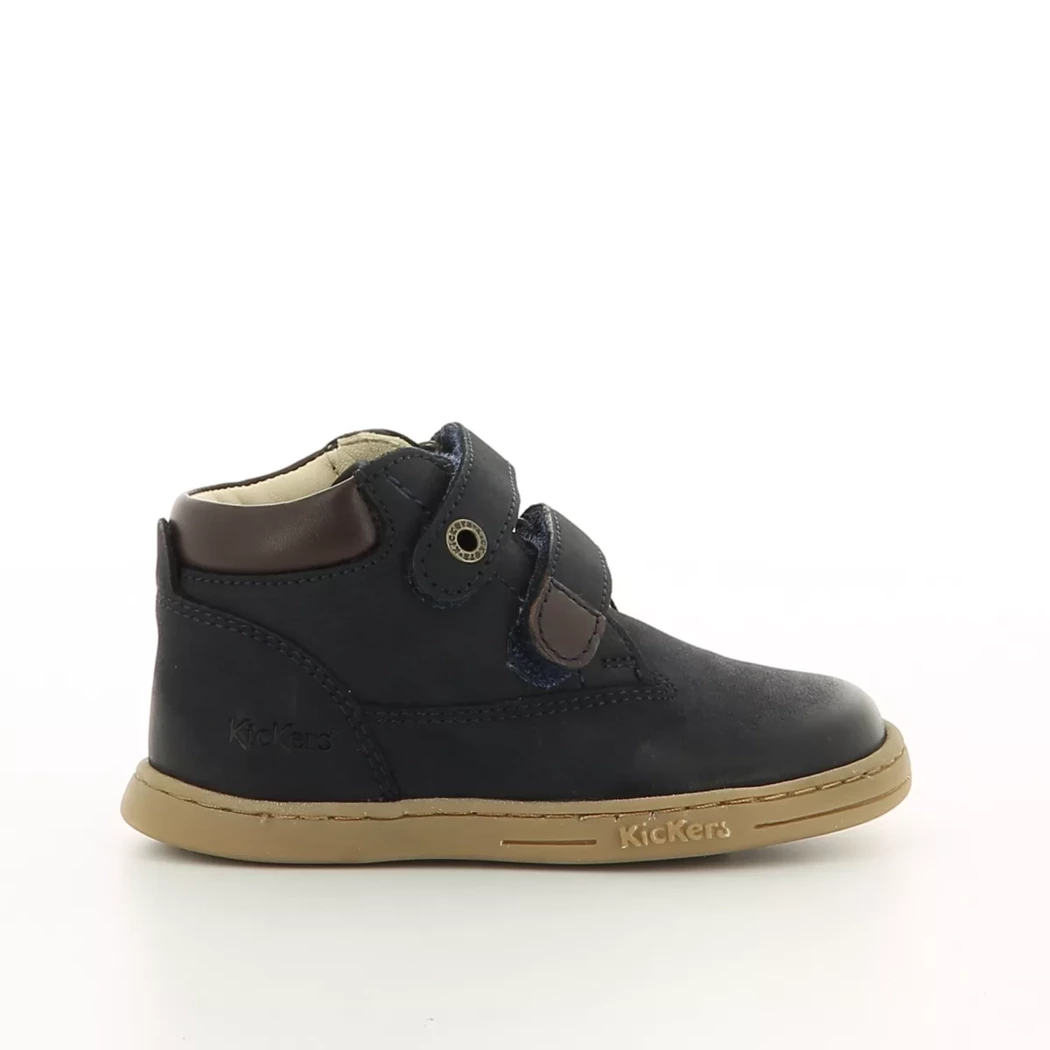 Image (2) de la chaussures Kickers - Bottines Bleu en Cuir nubuck