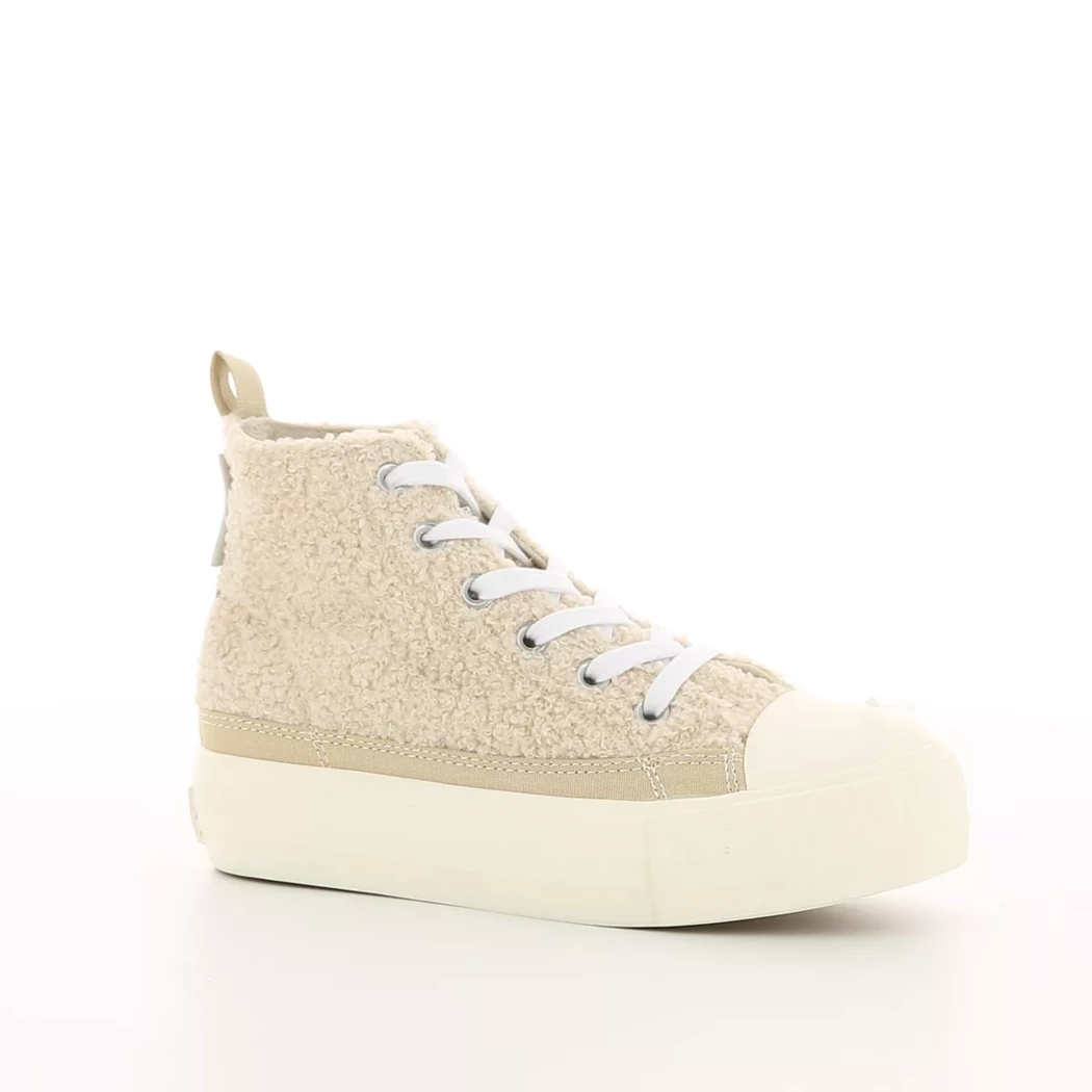 Image (1) de la chaussures British Knights - Bottines Beige en Textile