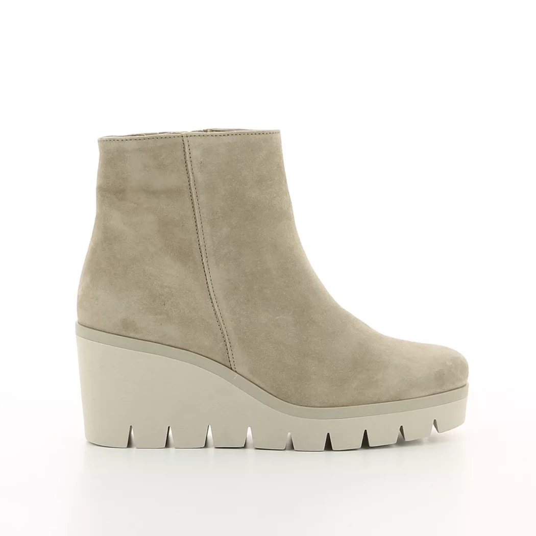 Image (2) de la chaussures Gabor - Boots Beige en Cuir nubuck