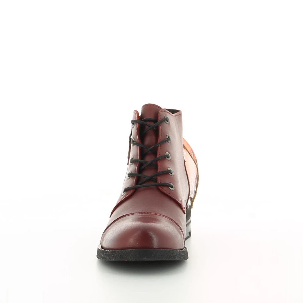 Image (5) de la chaussures Goodstep - Bottines Bordeaux en Cuir