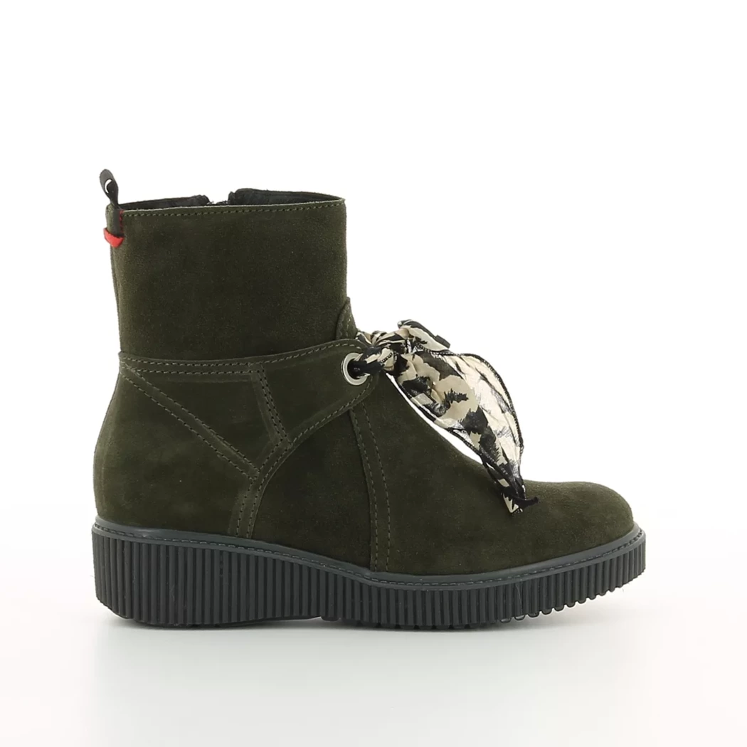 Image (2) de la chaussures Goodstep - Boots Vert en Cuir nubuck