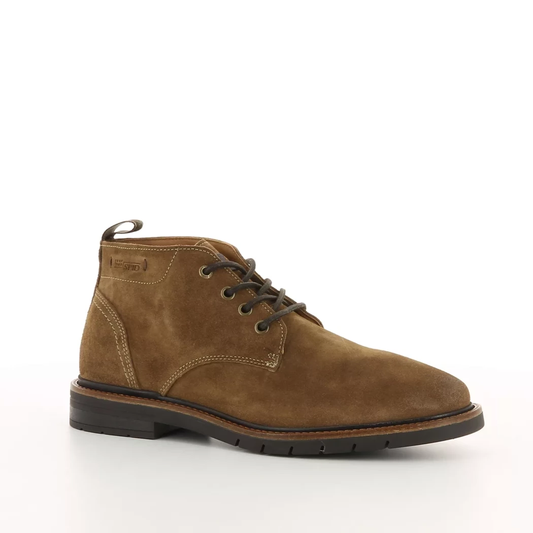 Image (1) de la chaussures Salamander - Bottines Cuir naturel / Cognac en Cuir nubuck