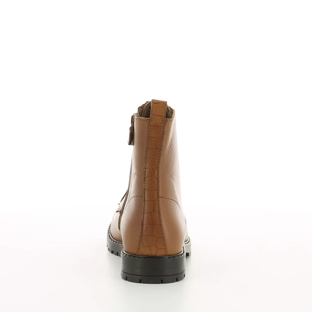 Image (3) de la chaussures Norvik - Bottines Cuir naturel / Cognac en Cuir