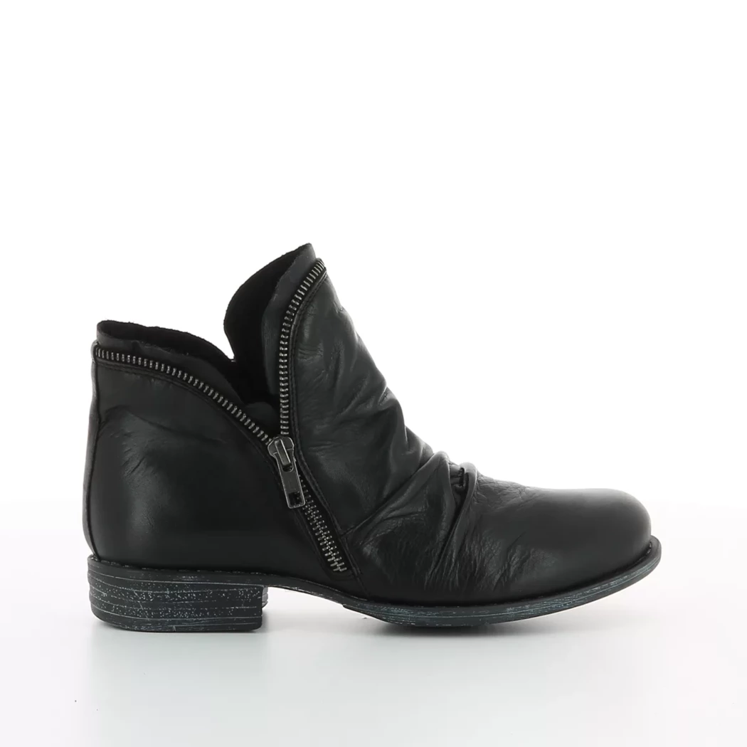 Image (2) de la chaussures Miz Mooz - Boots Noir en Cuir