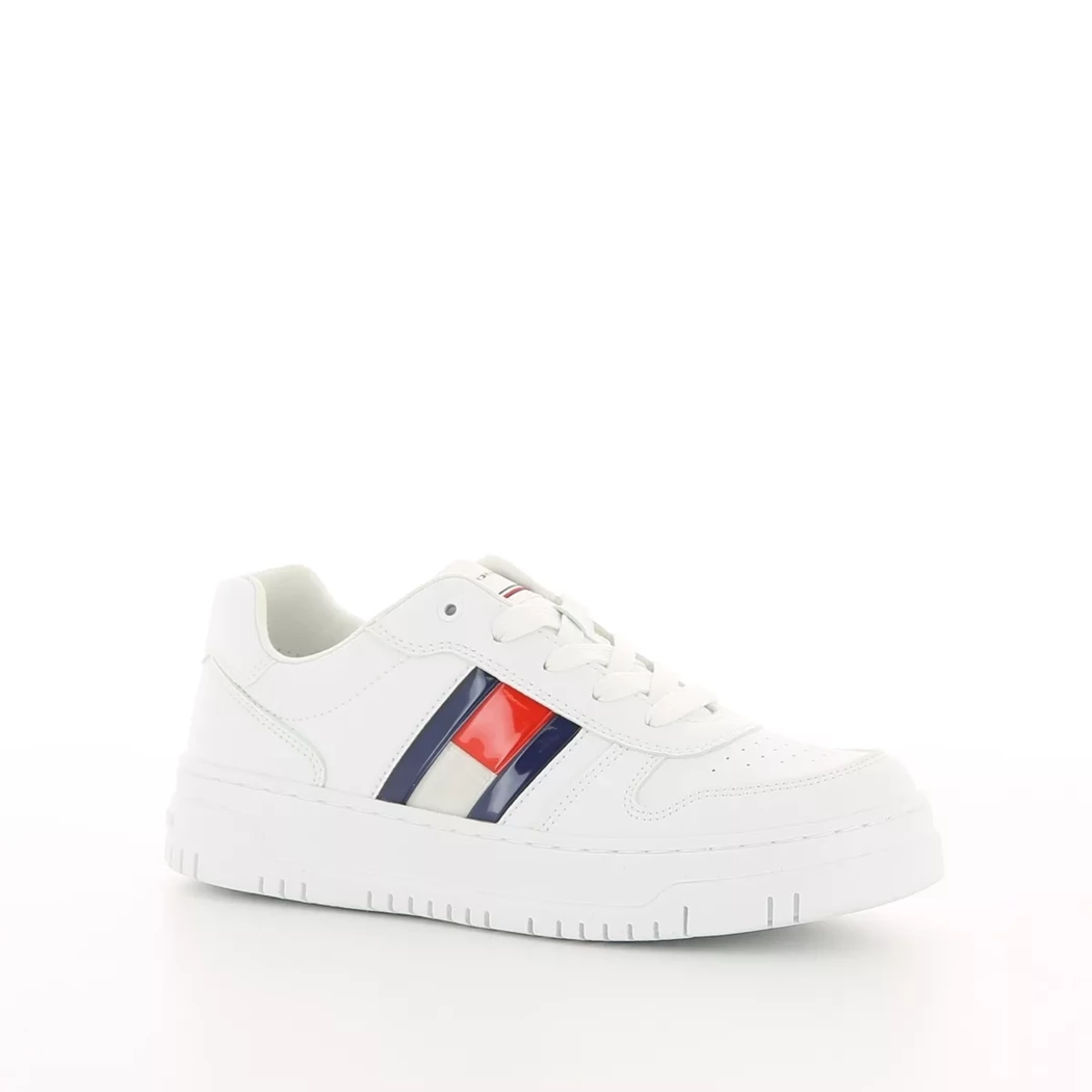 Image (1) de la chaussures Tommy Hilfiger - Baskets Blanc en Cuir synthétique