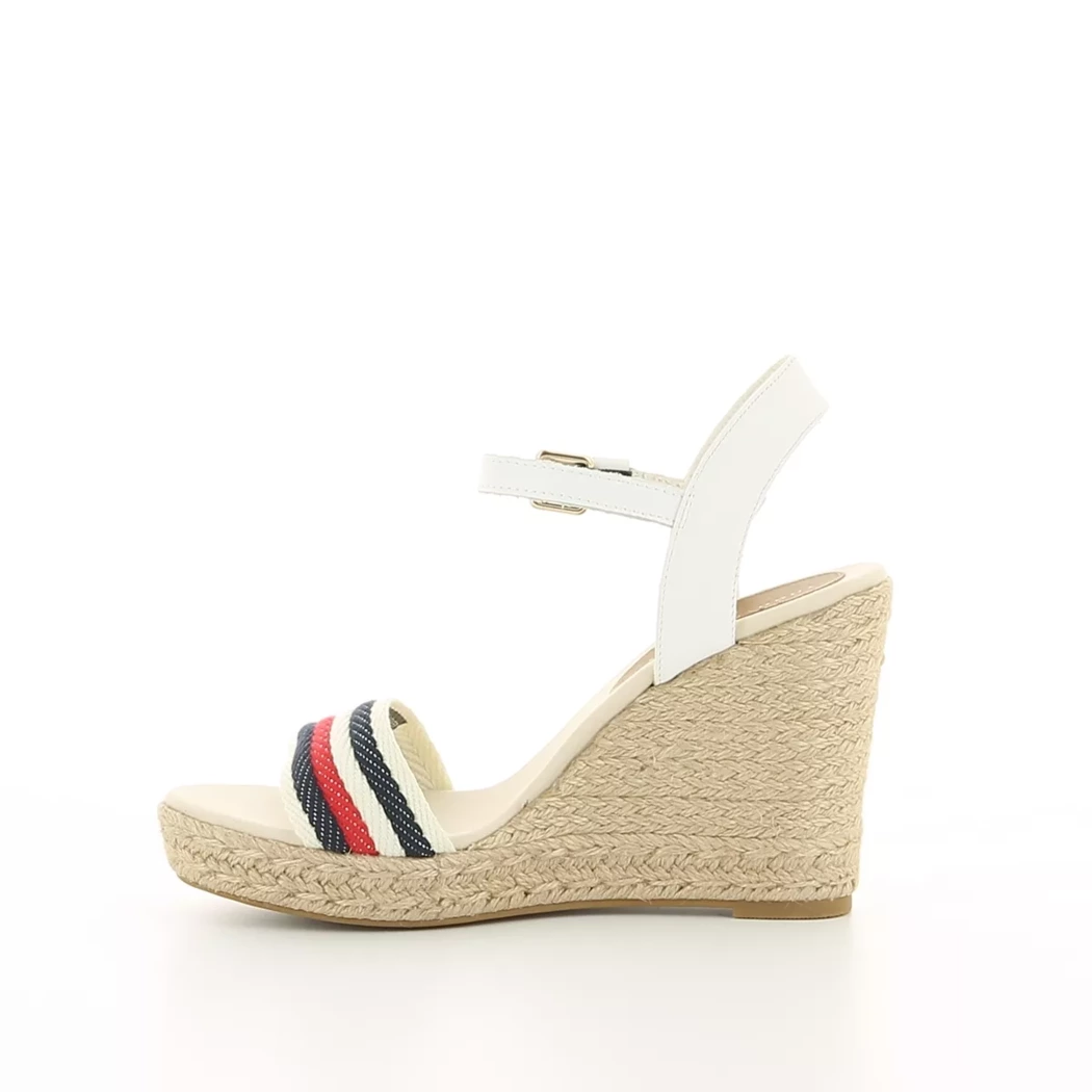 Image (4) de la chaussures Tommy Hilfiger - Sandales et Nu-Pieds Blanc en Textile