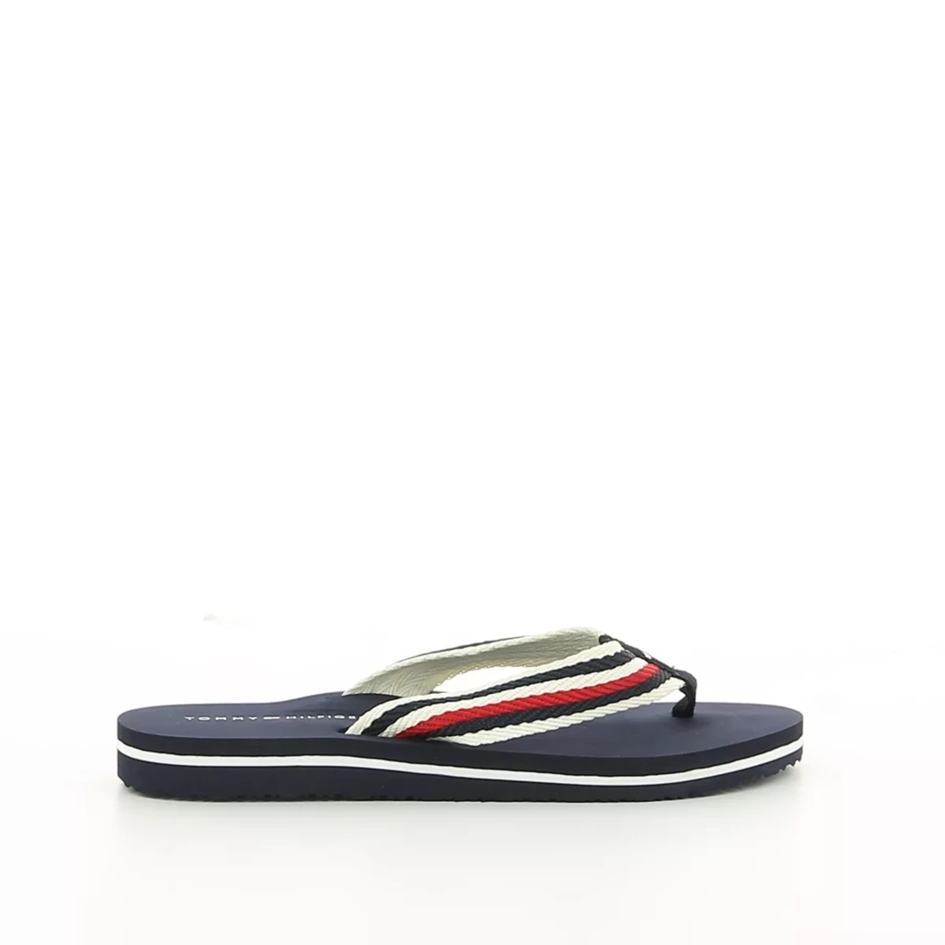 Image (2) de la chaussures Tommy Hilfiger - Tongs et Plage Bleu en Textile