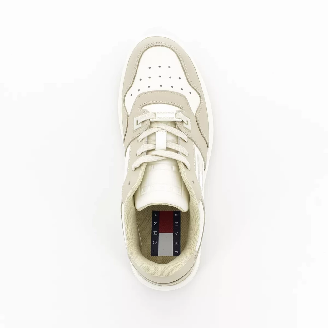 Image (6) de la chaussures Tommy jeans - Baskets Beige en Cuir