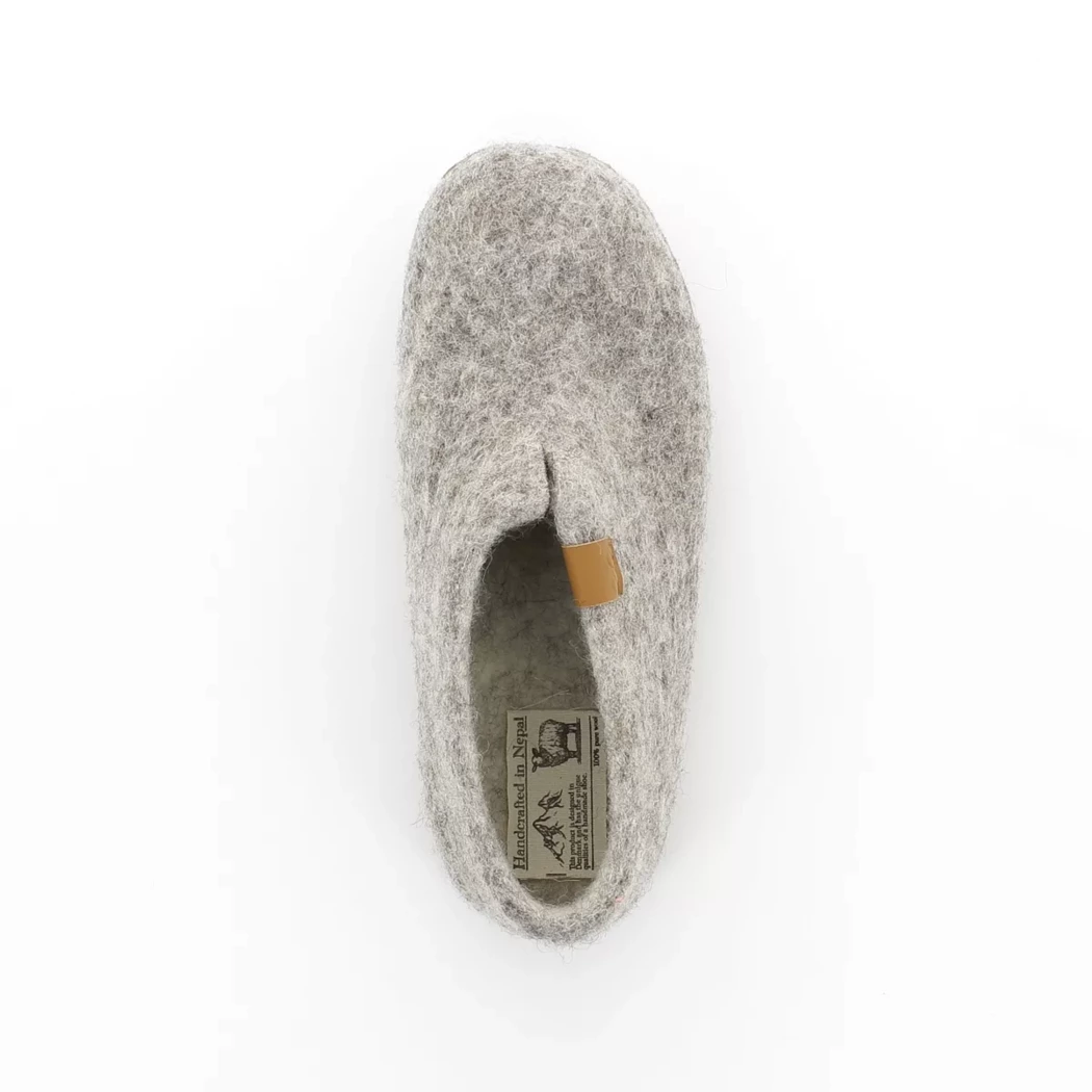 Image (6) de la chaussures Wool - Pantoufles et Chaussons Gris en 