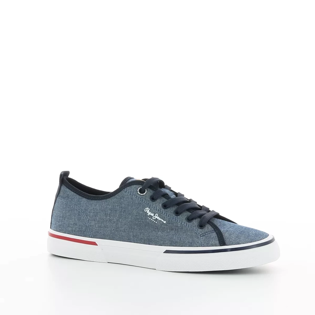 Image (1) de la chaussures Pepe Jeans - Baskets Bleu en Textile