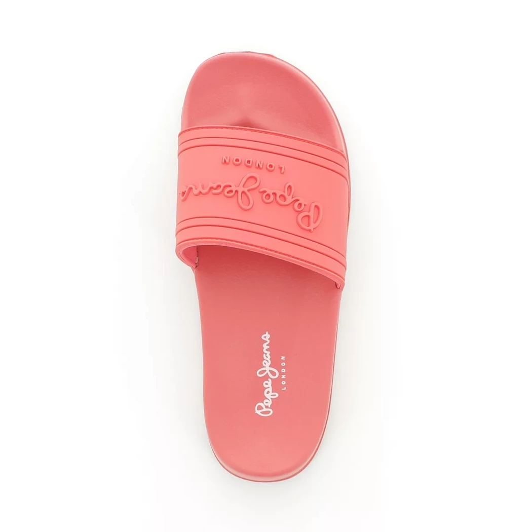 Image (6) de la chaussures Pepe Jeans - Tongs et Plage Rouge en Caoutchouc