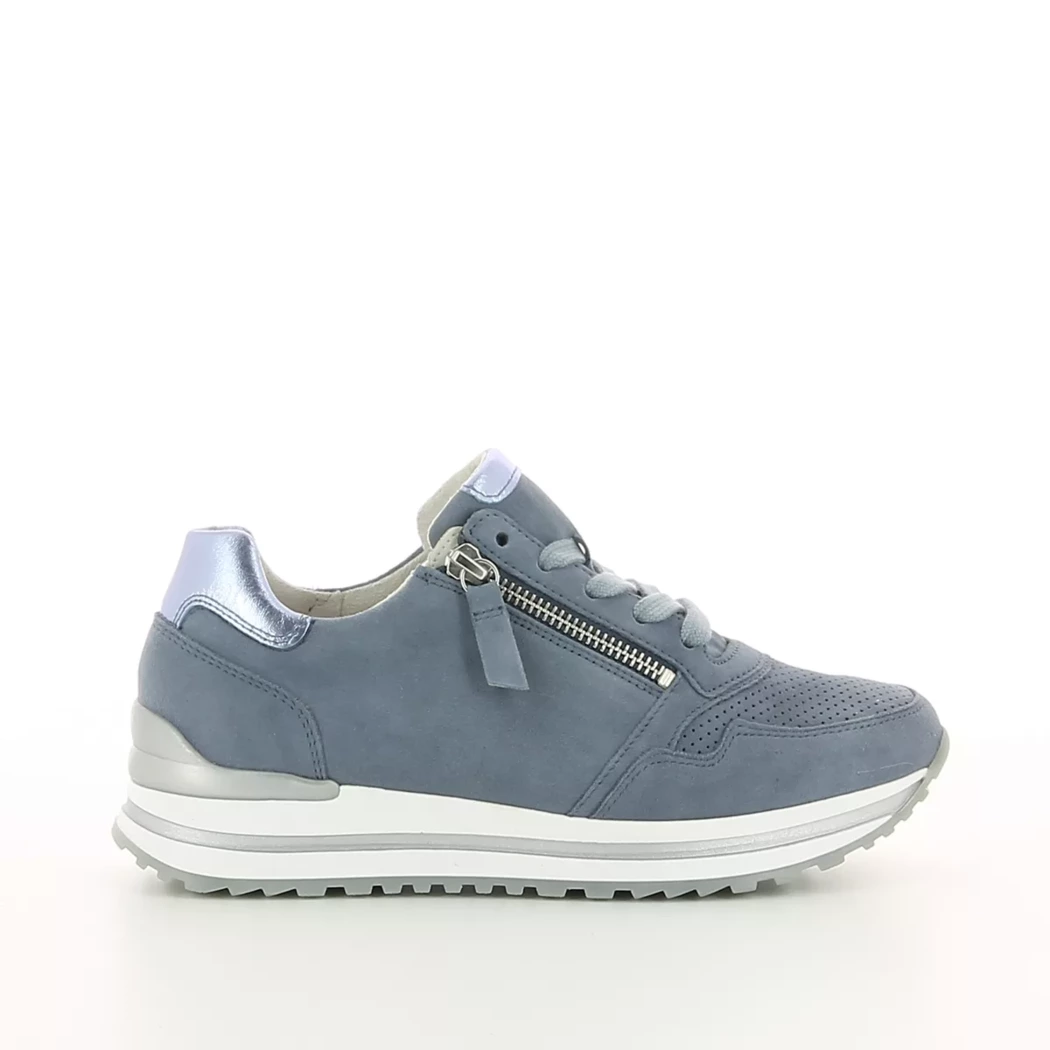 Image (2) de la chaussures Gabor - Baskets Bleu en Cuir nubuck