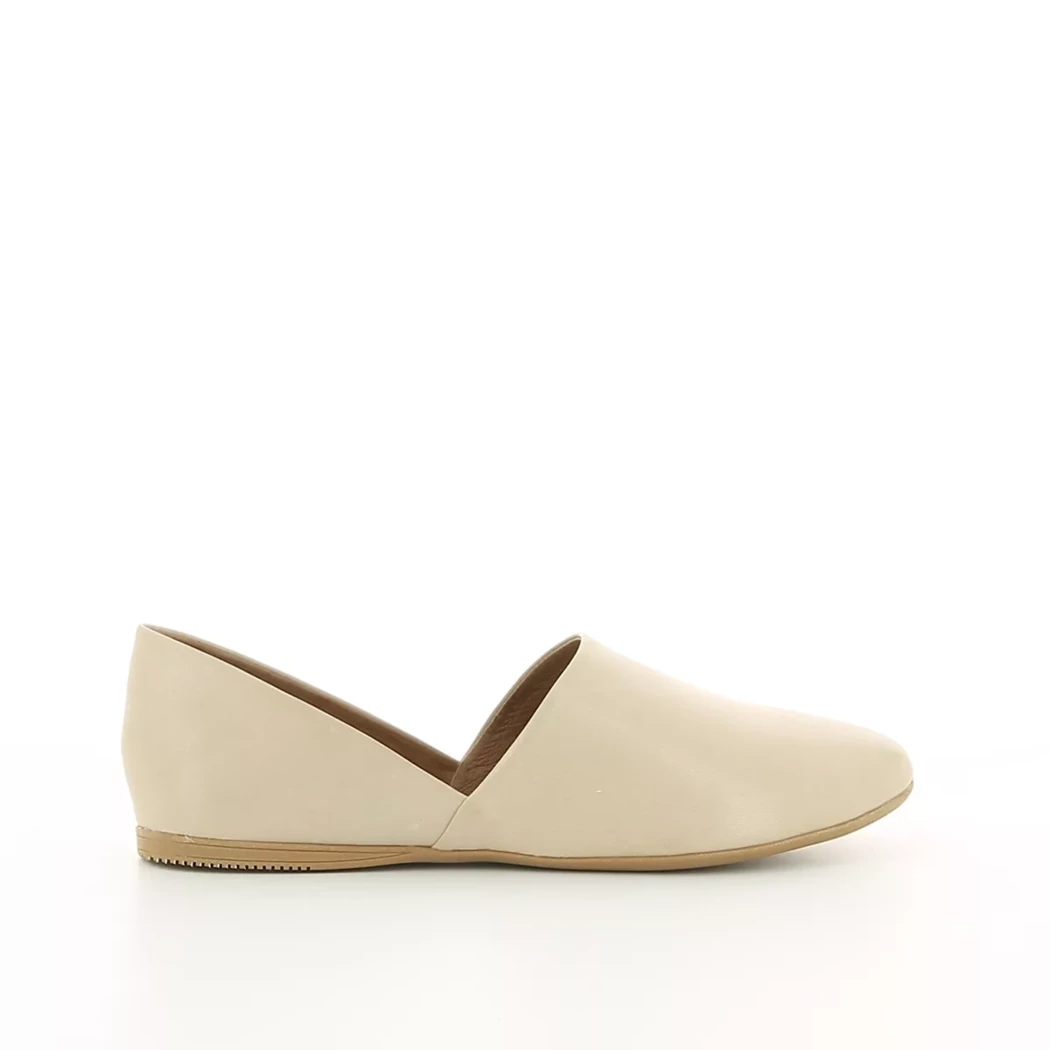 Image (2) de la chaussures Miz Mooz - Ballerines Beige en Cuir