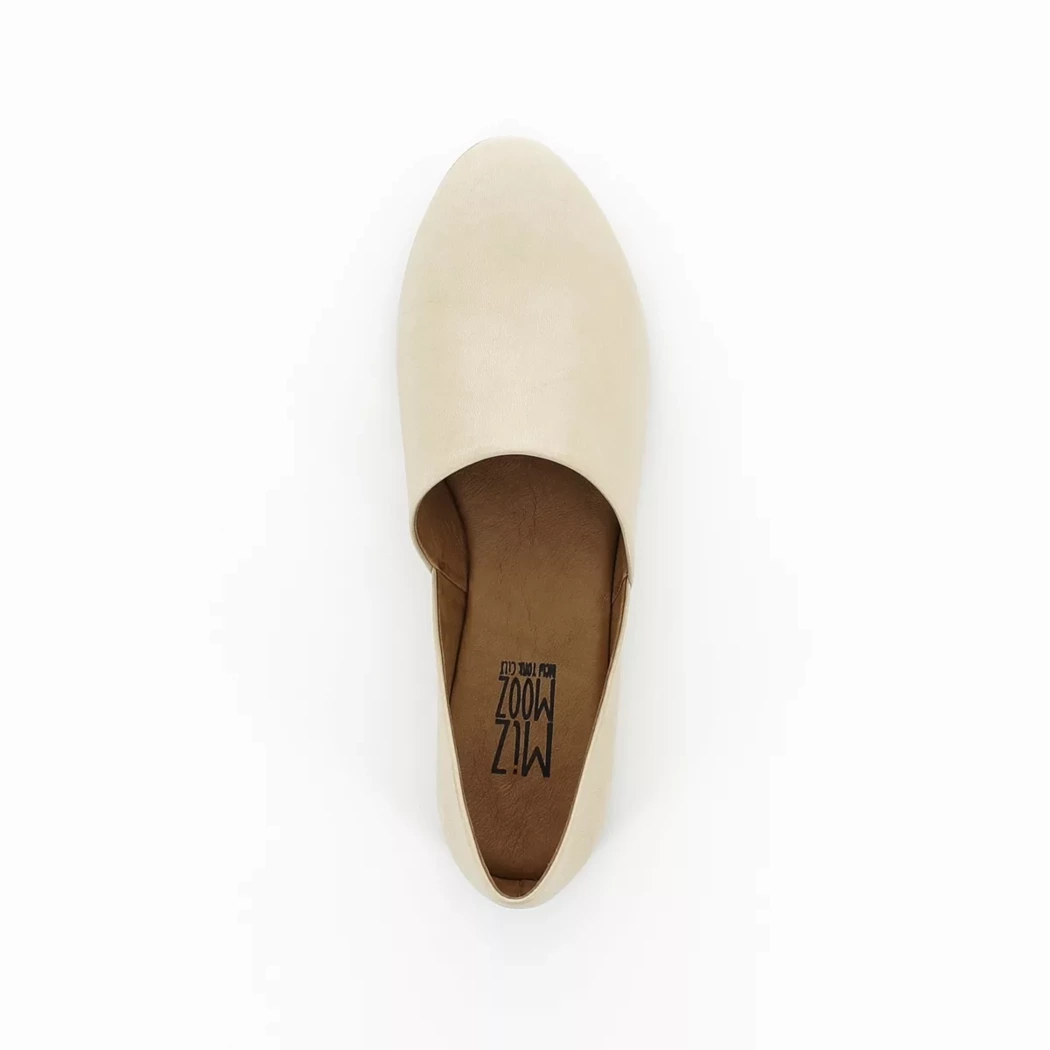 Image (6) de la chaussures Miz Mooz - Ballerines Beige en Cuir