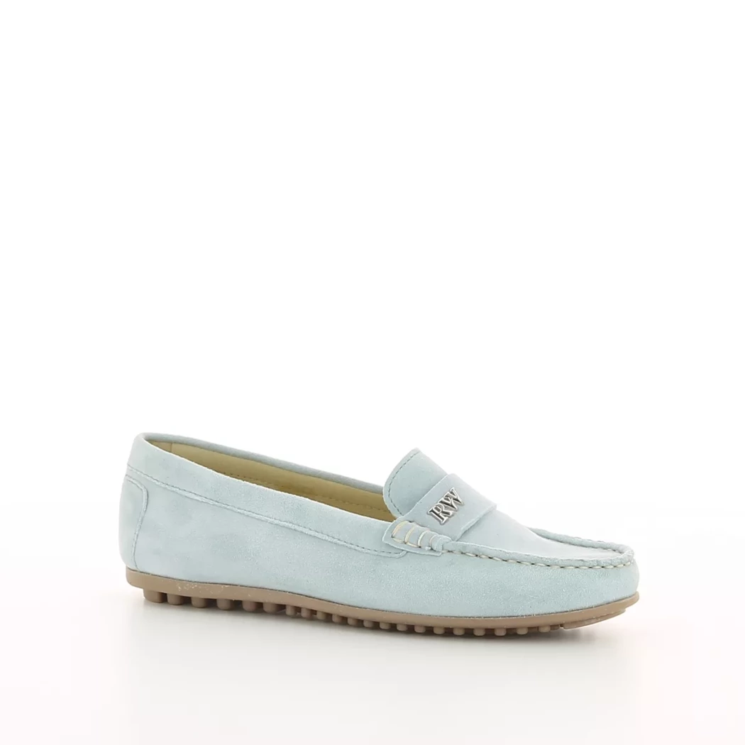 Image (1) de la chaussures Riverwoods - Mocassins Bleu en Cuir nubuck