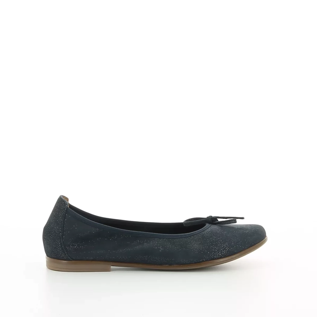 Image (2) de la chaussures Bellamy - Ballerines Bleu en Cuir nubuck