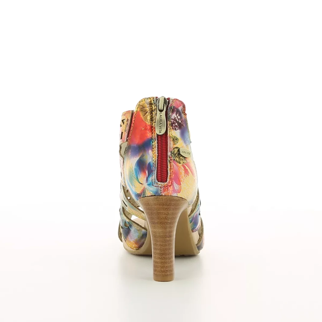 Image (3) de la chaussures Laura Vita - Sandales et Nu-Pieds Multicolore en Cuir